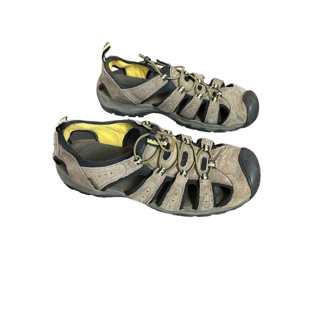 Eddie Bauer Brown Men’s Shoes 13 M‎ Sandal. Breathable. Outdoors Bungee Lace